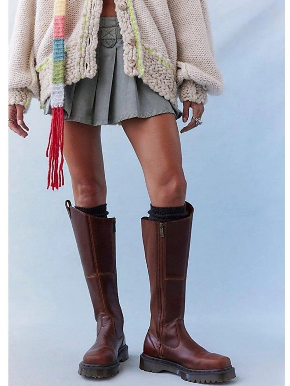 Dr. Martens Amaayah Knee High Leather Boots